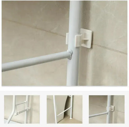 CARLA HOME 3-Tier Over Washing Machine Storage Rack for Laundry Room Space Saving, Towels, Detergent & Bathroom Essentials - Image 6