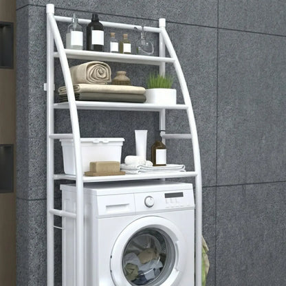CARLA HOME 3-Tier Over Washing Machine Storage Rack for Laundry Room Space Saving, Towels, Detergent & Bathroom Essentials - Image 7