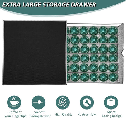 CARLA HOME K-Cup Coffee Pod Drawer for 36 Coffee Pods Storage for Home Kitchen Counter Organizer - Image 4