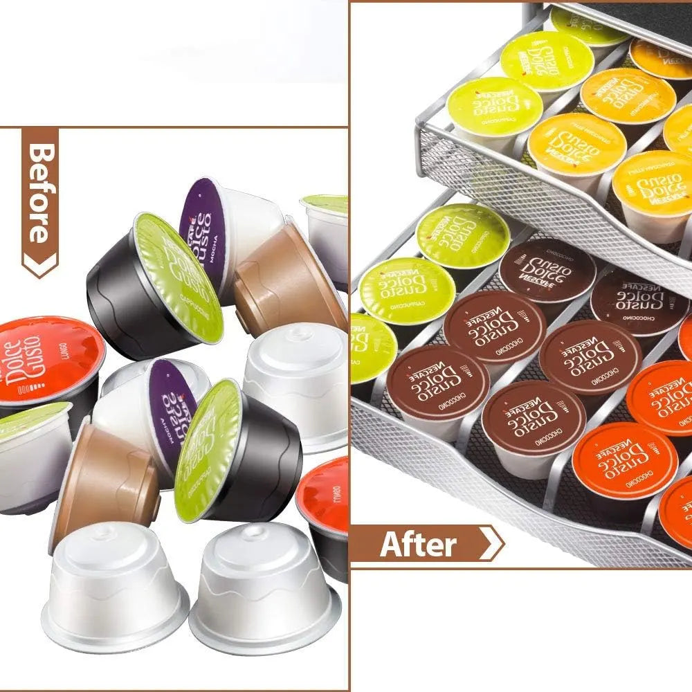 CARLA HOME K-Cup Coffee Pod Drawer for 72 Coffee Pods Storage for Home Kitchen Counter Organizer - Image 5