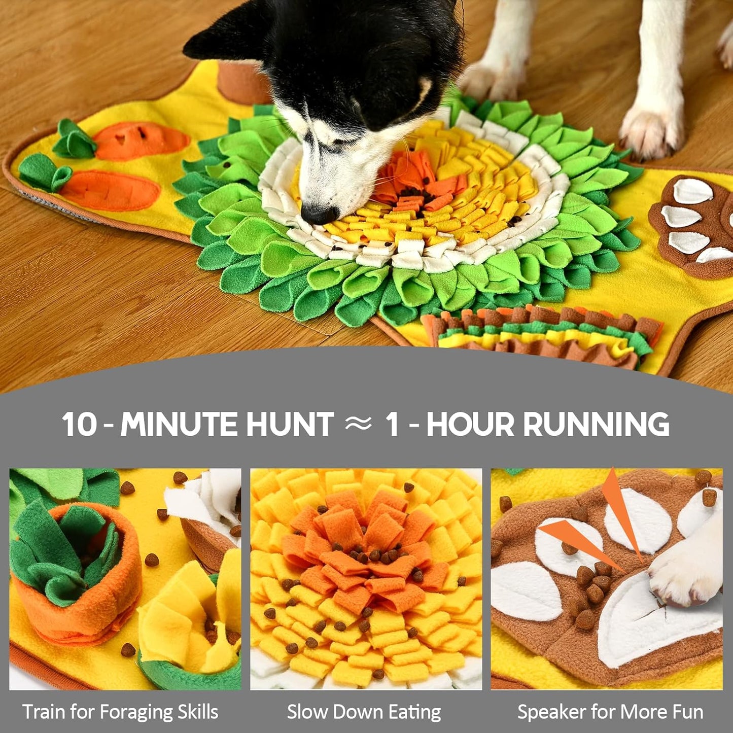 CARLA HOME Snuffle Interactive Feeding Mat Toy for Dogs & Pets - Image 2