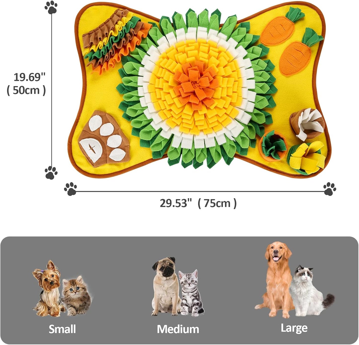 CARLA HOME Snuffle Interactive Feeding Mat Toy for Dogs & Pets - Image 5