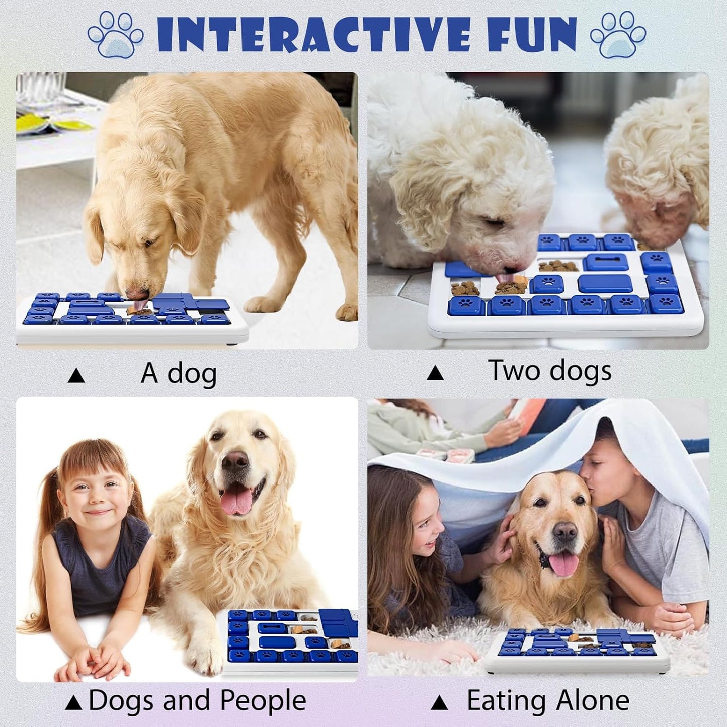 CARLA HOME Interactive Dog Puzzle Toy Slow Feeder Treat Dispenser for Dogs & Cats - Image 4