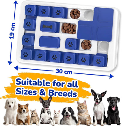 CARLA HOME Interactive Dog Puzzle Toy Slow Feeder Treat Dispenser for Dogs & Cats - Image 6
