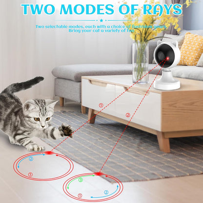 CARLA HOME Interactive Laser Toy for Cats with Adjustable Angle, USB Rechargeable & 2 Speed Modes - Image 4
