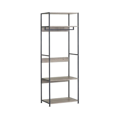 CARLA HOME Freestanding Clothes Rack with Shelves - Grey - 175 cm - Clothing Rack - Image 8
