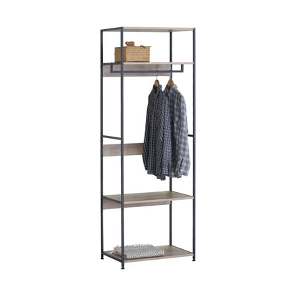 CARLA HOME Freestanding Clothes Rack with Shelves - Grey - 175 cm - Clothing Rack - Image 9