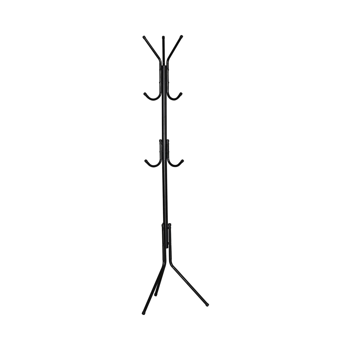 CARLA HOME Metal Coat Rack Stand - 12 Hook Clothes Hanger - Black - Garment Rack - Image 8