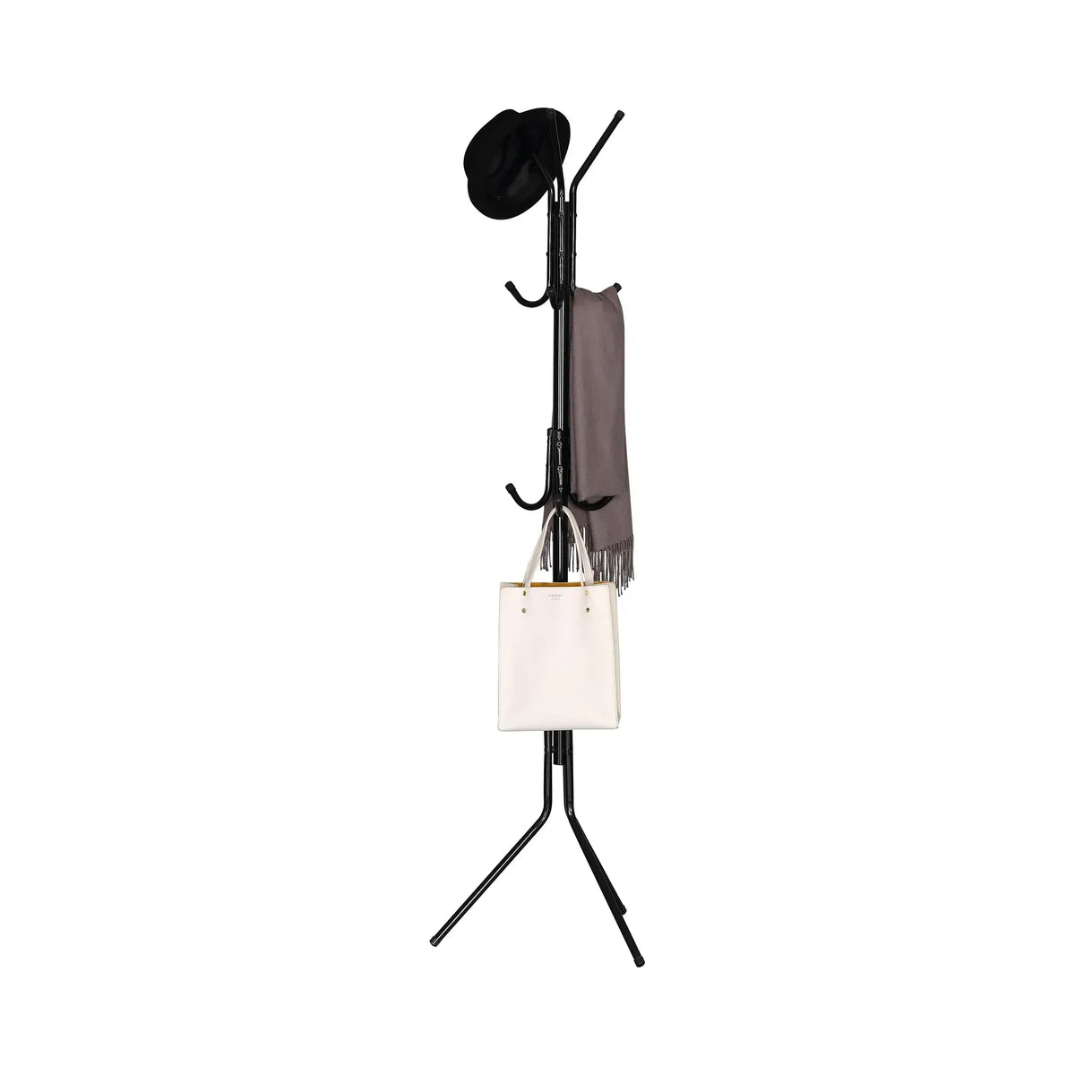 CARLA HOME Metal Coat Rack Stand - 12 Hook Clothes Hanger - Black - Garment Rack - Image 9