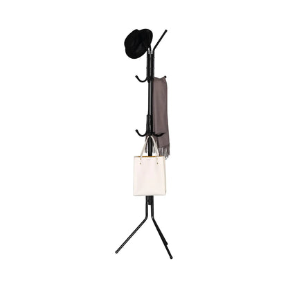 CARLA HOME Metal Coat Rack Stand - 12 Hook Clothes Hanger - Black - Garment Rack - Image 9