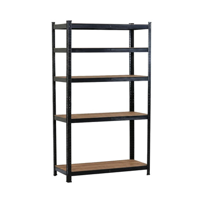 CARLA HOME 5 Tier Steel Shelving Unit - Garage Storage Shelf - Black - Modern - Image 8
