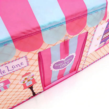 CARLA HOME Kids Ice Cream Bakery Play Tent Pink Pop Up Playhouse - Outdoor Play Equipment Play Tents & Tunnels - Image 8