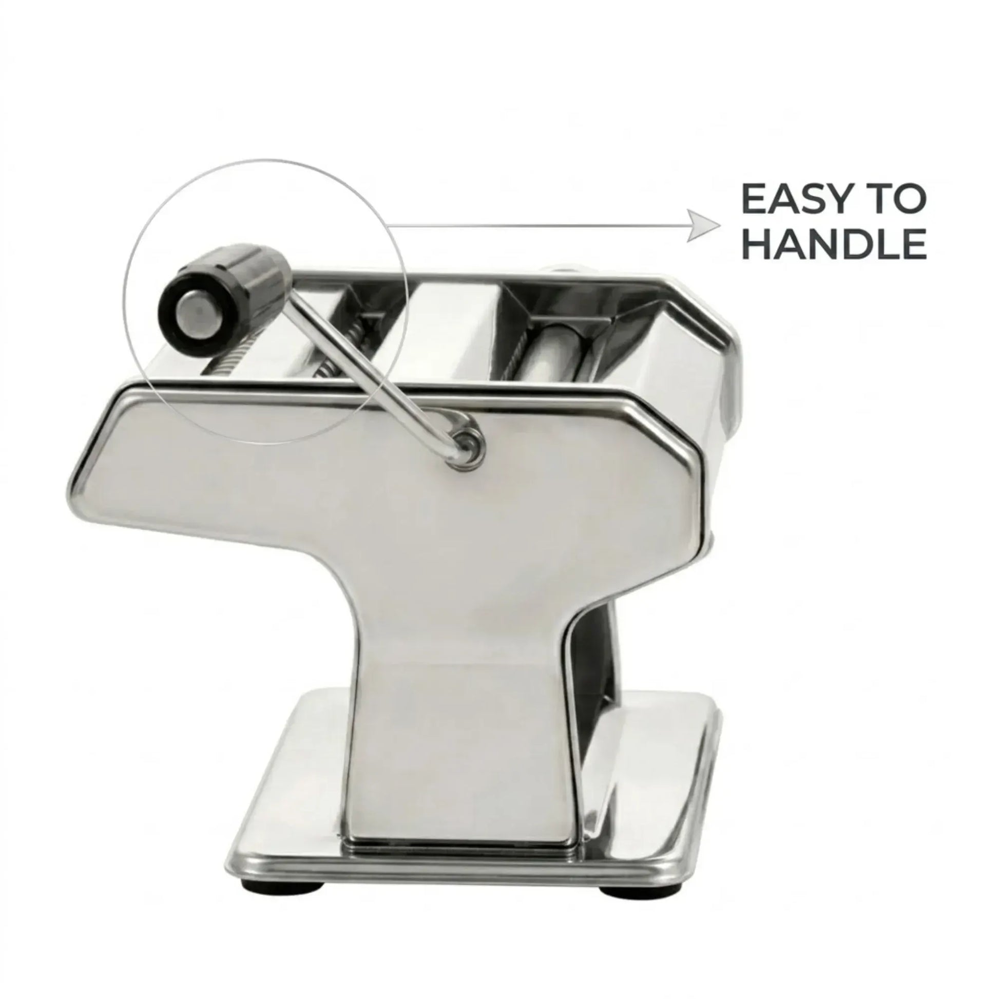 CARLA HOME Pasta Maker Machine - Hand Crank Noodle Maker - Grey - Kitchen Appliances Pasta Makers - Image 5