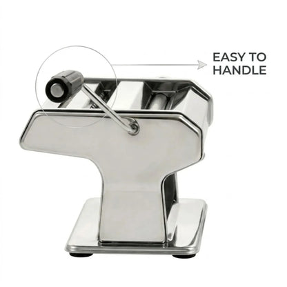 CARLA HOME Pasta Maker Machine - Hand Crank Noodle Maker - Grey - Kitchen Appliances Pasta Makers - Image 5
