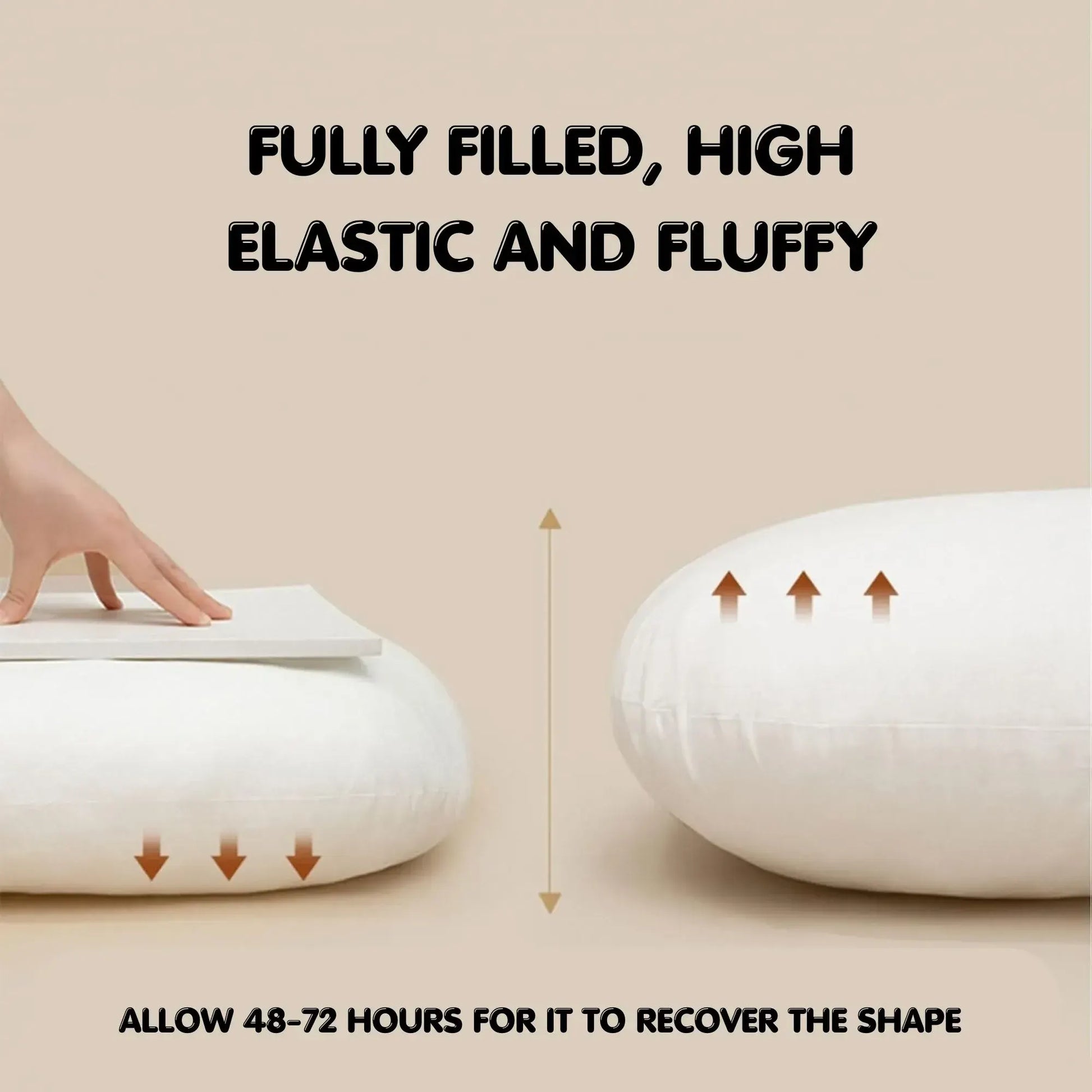 CARLA HOME U Shaped Pregnancy Pillow for Full Body Support Grey - Polyester - Full Body Pillow - Image 6