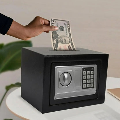 CARLA HOME Electronic Safe Box - Money Safe with Deposit Slot - Black - Cash Locker - Image 2