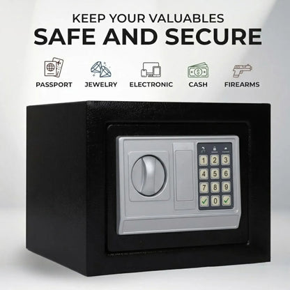 CARLA HOME Electronic Safe Box - Money Safe with Deposit Slot - Black - Cash Locker - Image 4