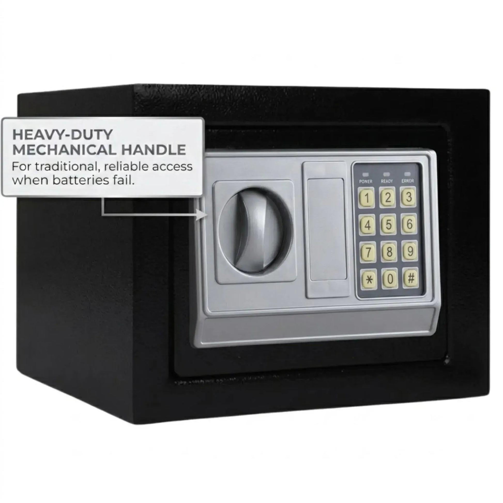 CARLA HOME Electronic Safe Box - Money Safe with Deposit Slot - Black - Cash Locker - Image 8