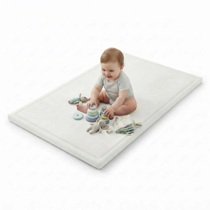CARLA HOME Baby Play Mat 100x150cm, Thick Foam Crawling Mat, Infants, White - Image 8