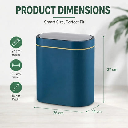 CARLA HOME 7L Automatic Trash Bin with Lid, Motion Sensor Garbage Can Blue - Image 4