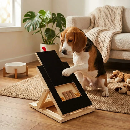 CARLA HOME Dog Nail Scratch Board with Snack Box, Height Adjustable Puppy Nail Pet - Image 8