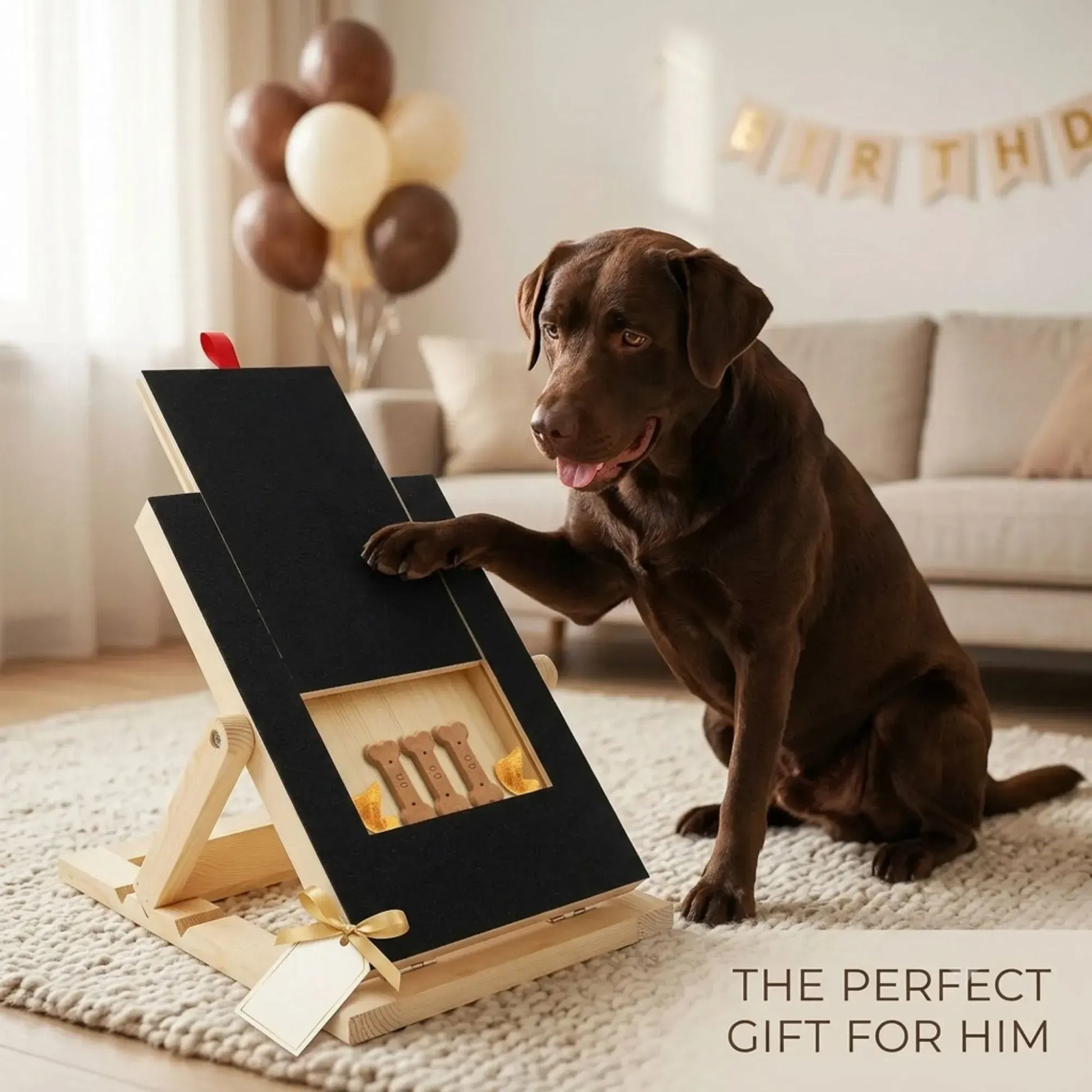 CARLA HOME Dog Nail Scratch Board with Snack Box, Height Adjustable Puppy Nail Pet - Image 9