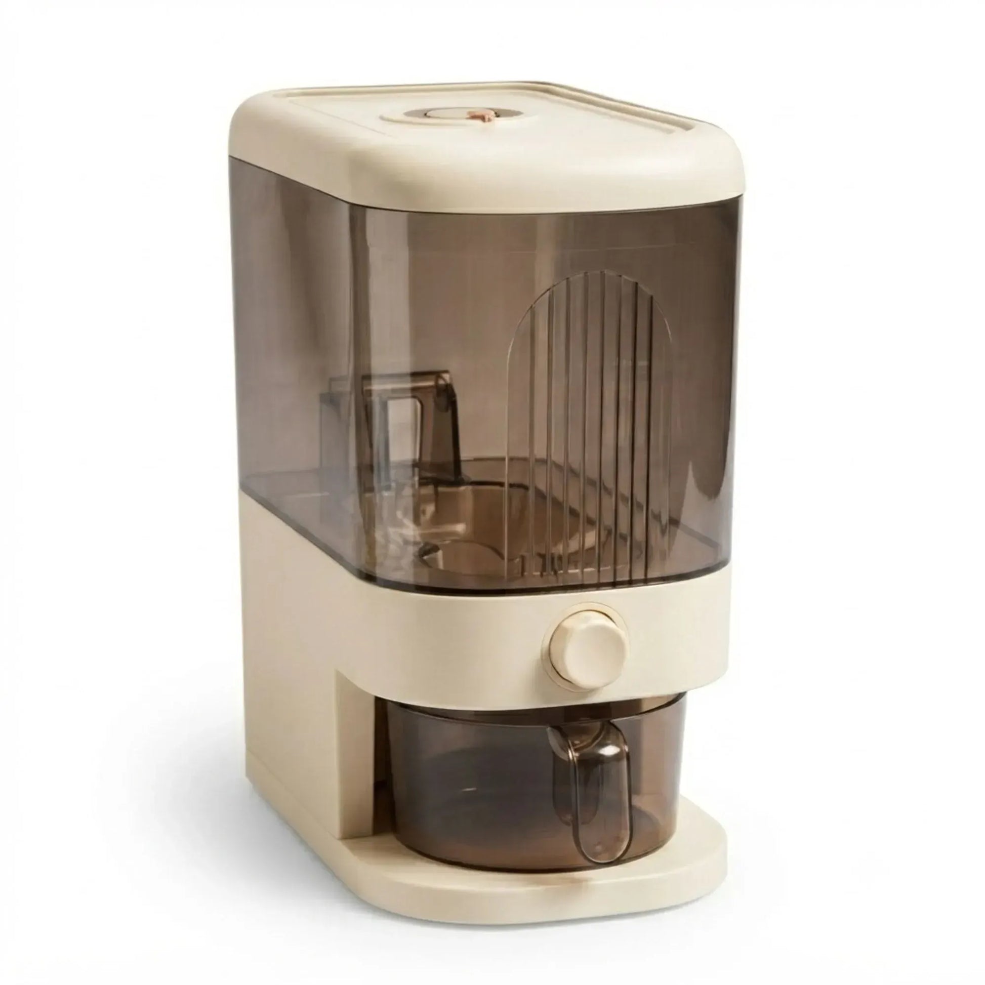 CARLA HOME Rice Dispenser 5kg Large Storage, Press Button Grain Container Kitchen - Image 9