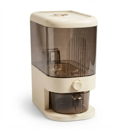 CARLA HOME Rice Dispenser 5kg Large Storage, Press Button Grain Container Kitchen - Image 9