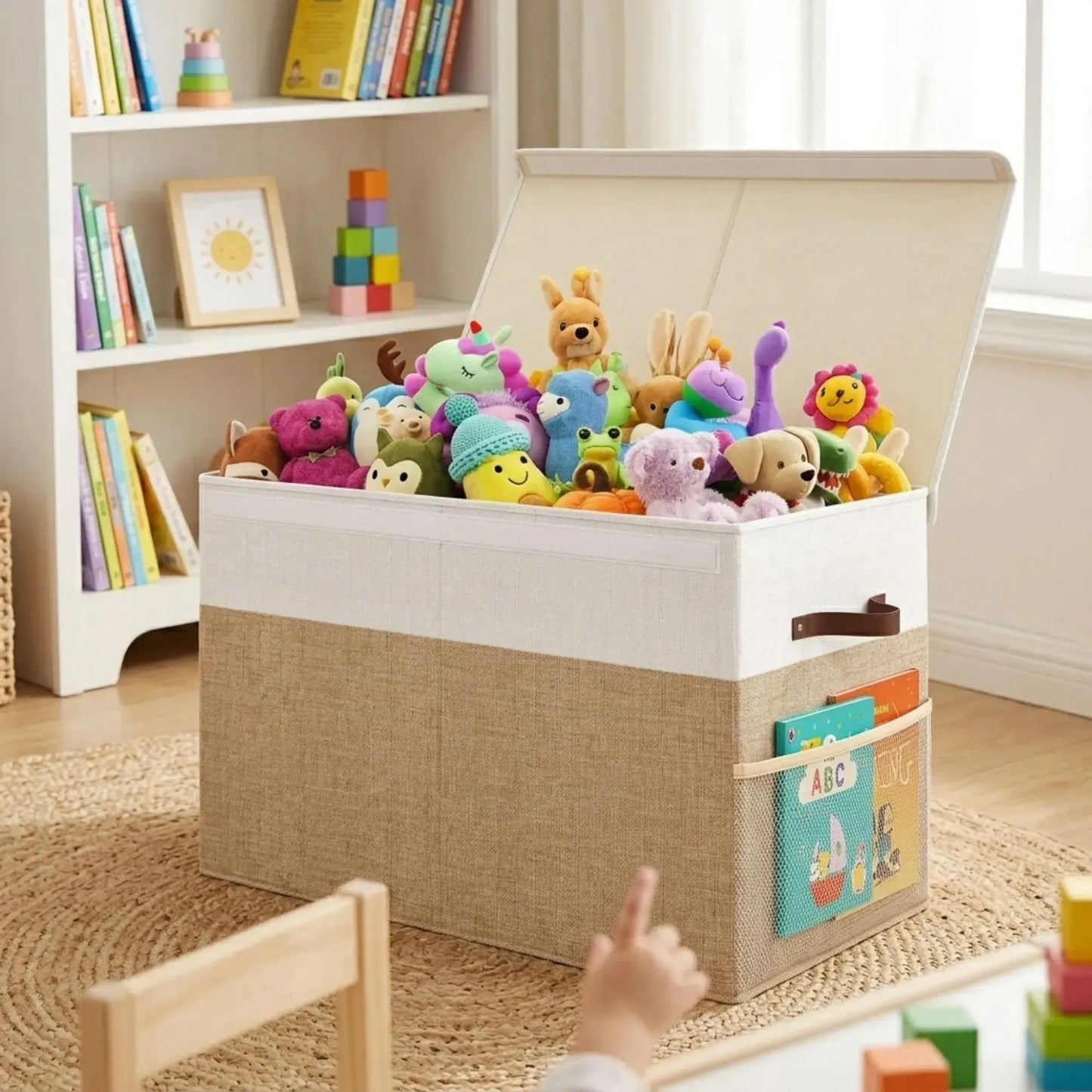 CARLA HOME Large Toy Storage Box with Lid Upgraded Toy Storage Chest Organiser - Image 2