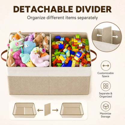 CARLA HOME Large Toy Storage Box with Lid Upgraded Toy Storage Chest Organiser - Image 8