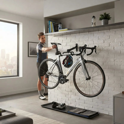 CARLA HOME Wall Mount Bike Rack, Adjustable Foldable Hanger, Garage Storage - Image 2