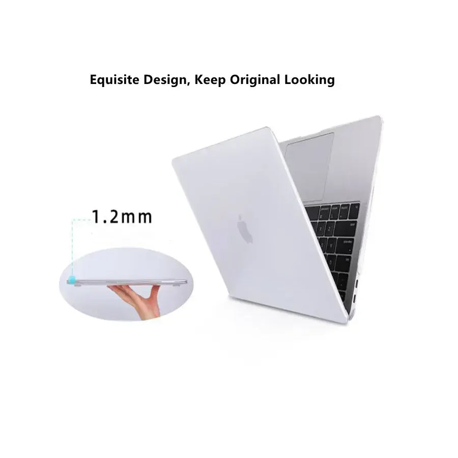 MacBook Air Hard Shell Case in Matte Pink with Keyboard Cover for A2337/A2179/A1932 - Image 6