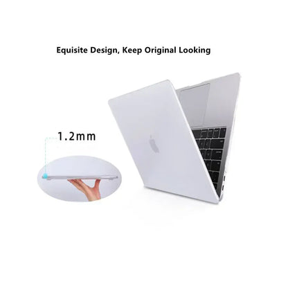 MacBook Air Hard Shell Case in Matte Pink with Keyboard Cover for A2337/A2179/A1932 - Image 6