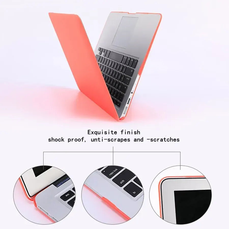 MacBook Air Hard Shell Case in Matte Pink with Keyboard Cover for A2337/A2179/A1932 - Image 7