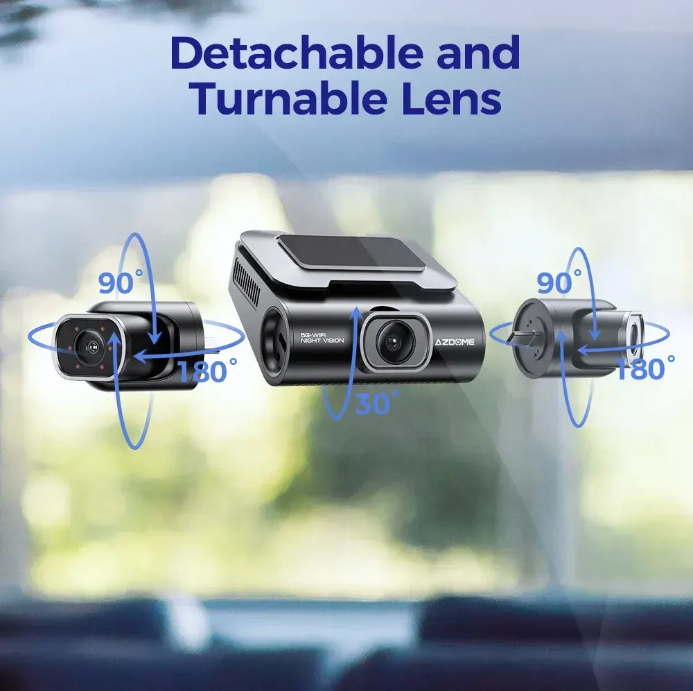 4 Channel 4K Dash Cam with 5G WiFi, GPS, 128GB eMMC, and Hardwire Kit - Image 5