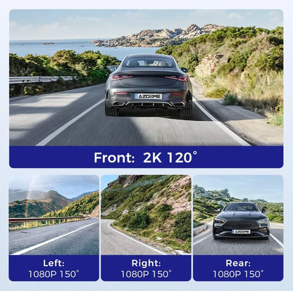 4 Channel 4K Dash Cam with 5G WiFi, GPS, 128GB eMMC, and Hardwire Kit - Image 9