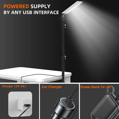 1.8m Telescopic Black Tripod LED Work Light for Camping and Outdoor Use - Image 9