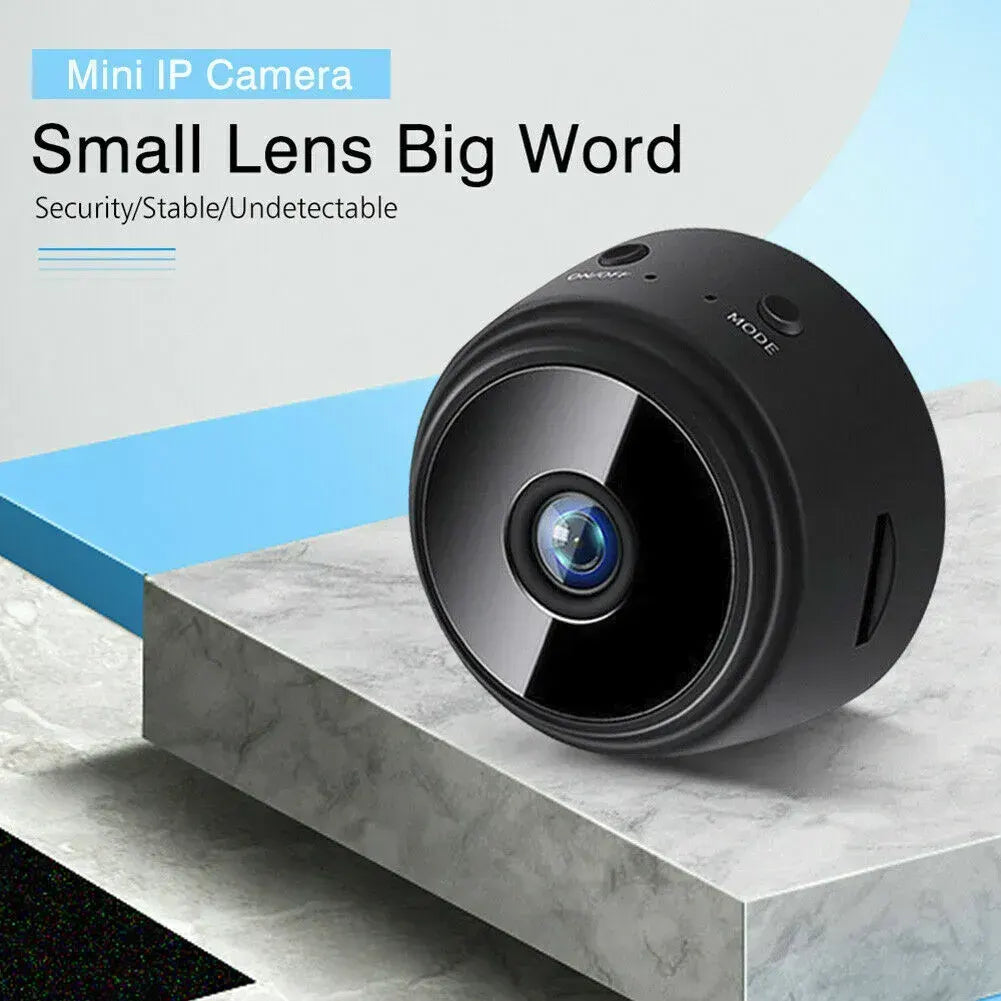 Mini WiFi Wireless IP Surveillance Camera 1080P HD Black - Image 2