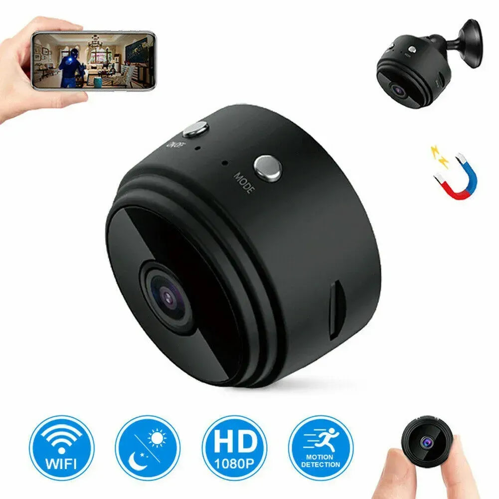 Mini WiFi Wireless IP Surveillance Camera 1080P HD Black - Image 7