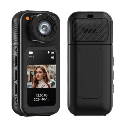 2.7K HD Mini Action Camera with 180° Rotating Lens, Portable Design, 64GB TF Card Included - Image 3