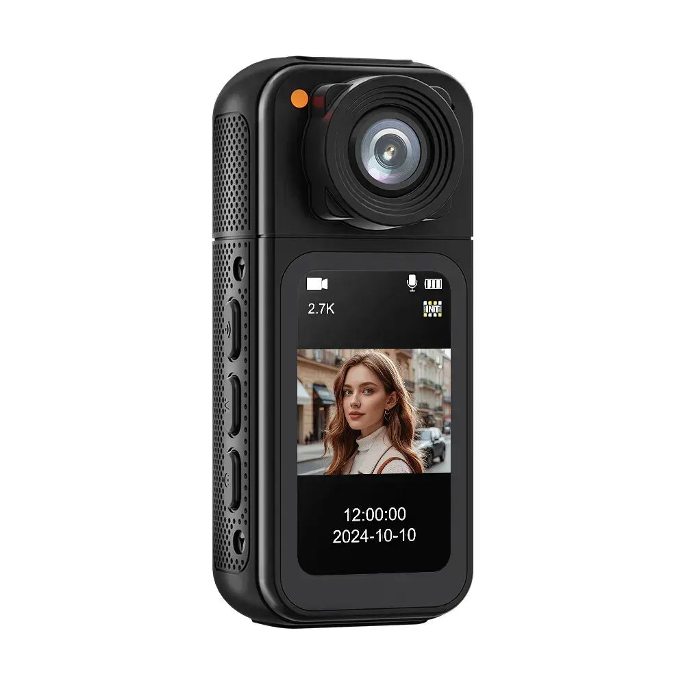 2.7K HD Mini Action Camera with 180° Rotating Lens, Portable Design, 64GB TF Card Included - Image 4