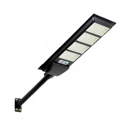 Solar Street LED Light with Radar Sensor, Black, 320W, Outdoor Flood Wall Lamp