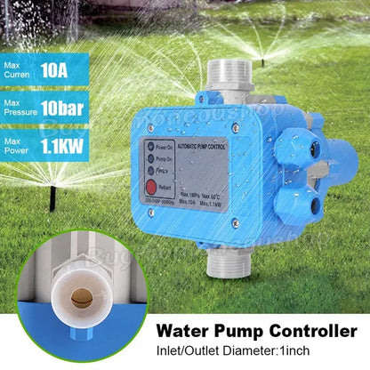 Automatic Water Pump Controller Pressure Switch Electronic Unit in Blue for Irrigation - Image 9