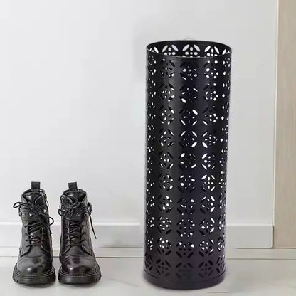 Multifunctional Black Metal Flower Storage Bucket Umbrella Holder Rack 1060x410mm - Image 9
