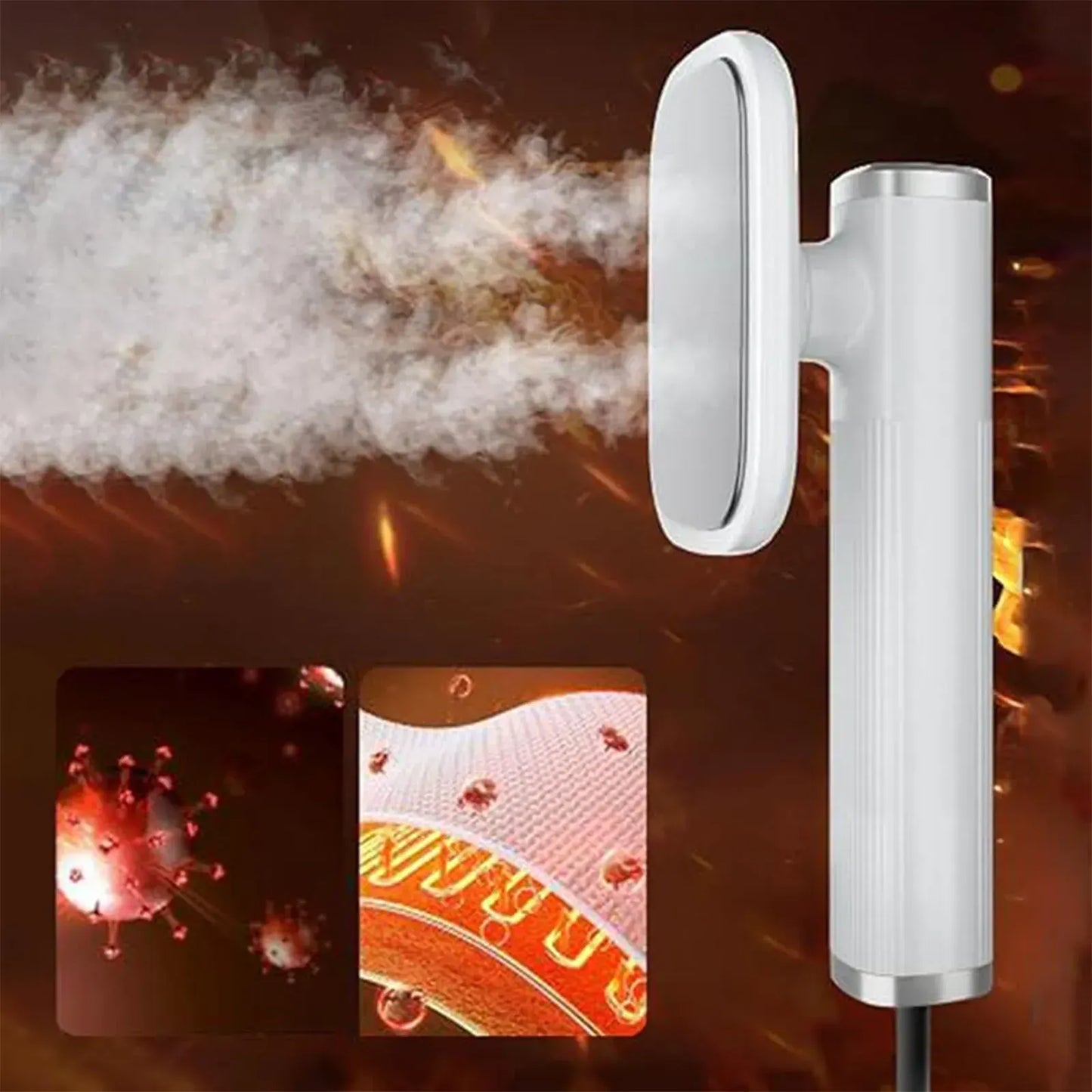 Portable Handheld Black Steam Iron for Home & Travel, 72x100mm - Image 4