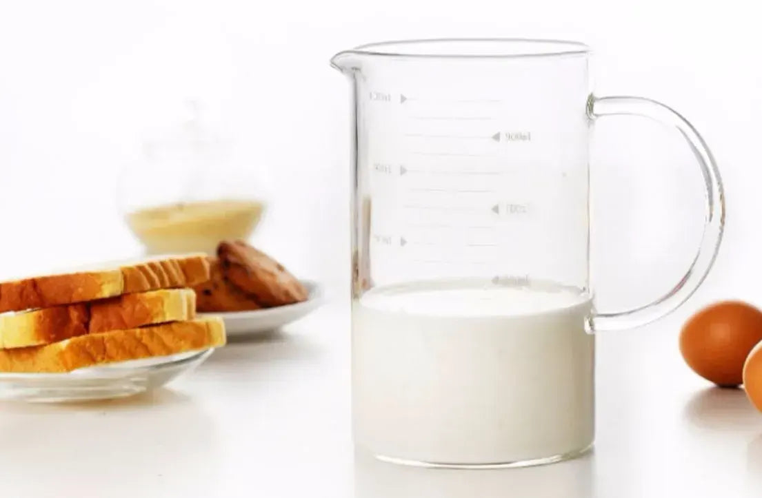 Large 1000ml Clear Borosilicate Glass Measuring Cup with Direct Fire Heat Resistance - Image 7