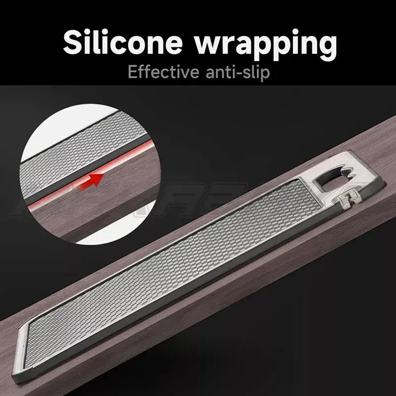 Titanium Double-Sided Cutting Board, 36.5x25cm, Silver, Stainless Steel for Kitchen and Camping - Image 8