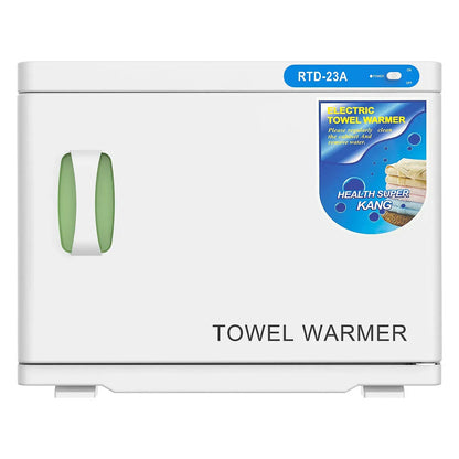 White 23L Black UV Towel Sterilizer Warmer Cabinet for Beauty Spa Salon - Image 4