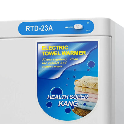 White 23L Black UV Towel Sterilizer Warmer Cabinet for Beauty Spa Salon - Image 9