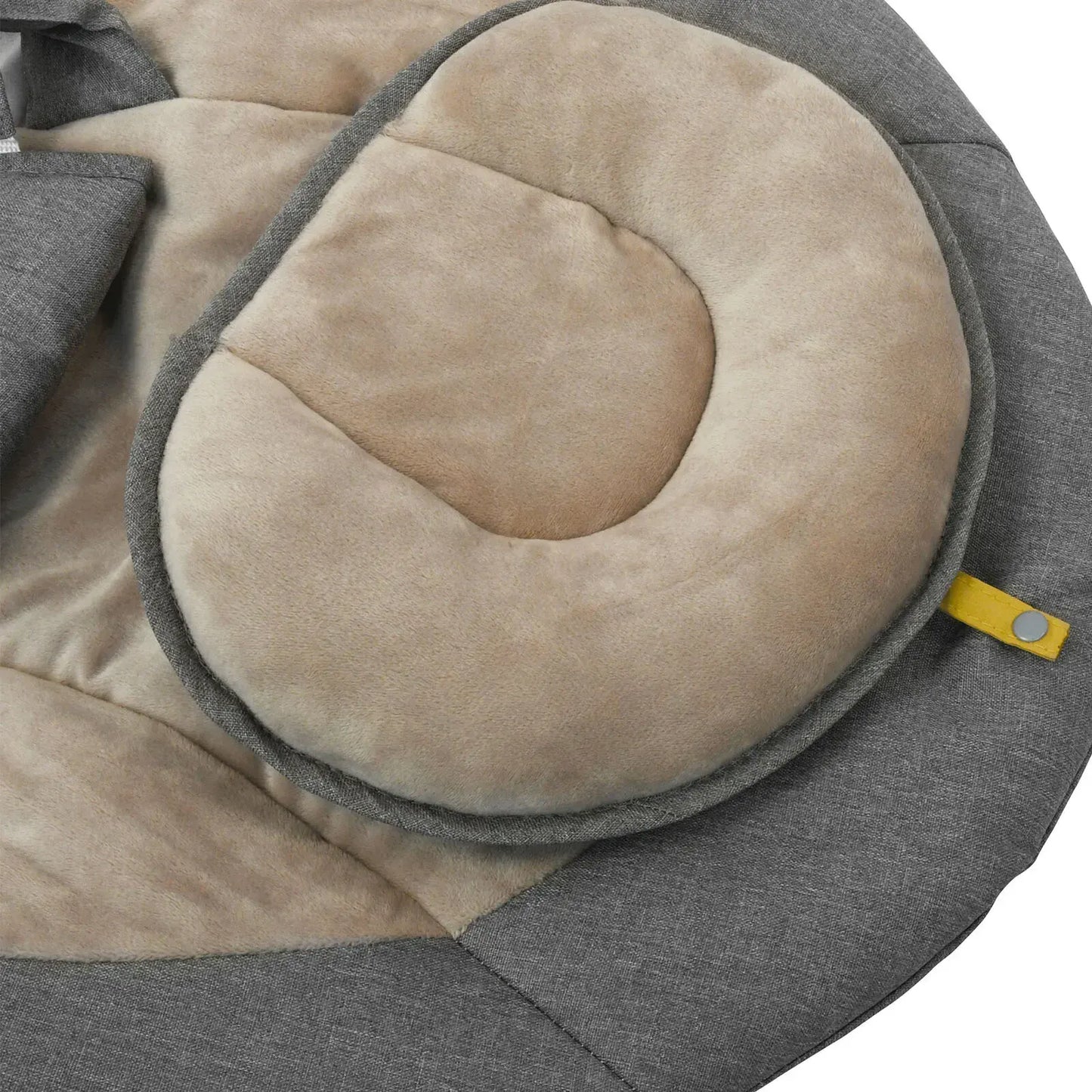 Electric Baby Bouncer Swing Chair Cradle Rocker Grey 65x70x53cm with Music Toys - Image 3